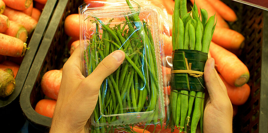 Sustainable vegetable packaging