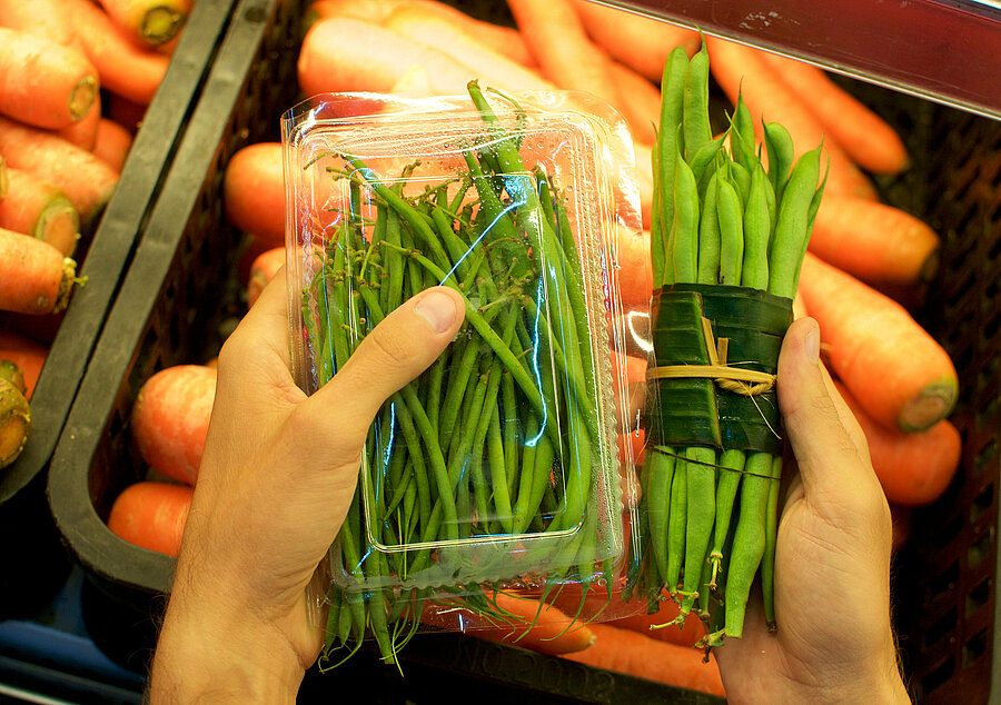 Sustainable vegetable packaging